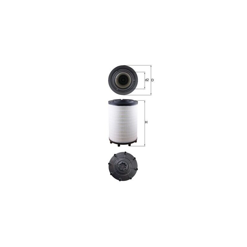 KNECHT Luftfilter LX 2839 - LX2839 für 1869993