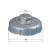 KNECHT Ölfilterschlüssel OCS 7 - OCS7 für 0000132900