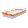 KNECHT Luftfilter LX 684 - LX684 für 10005004