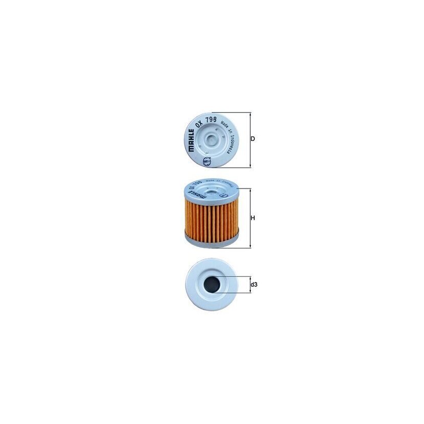 KNECHT Ölfilter OX 798 - OX798 für 1651029F00