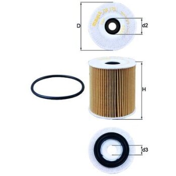KNECHT Ölfilter OX 175D - OX175D für 0026787