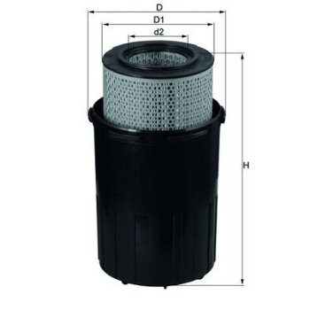 KNECHT Luftfilter LX 388 - LX388 für 0030945104