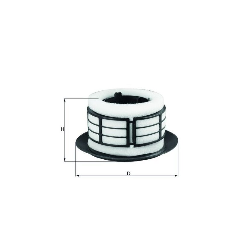 KNECHT Luftfilter LX 292 - LX292 für 5202397