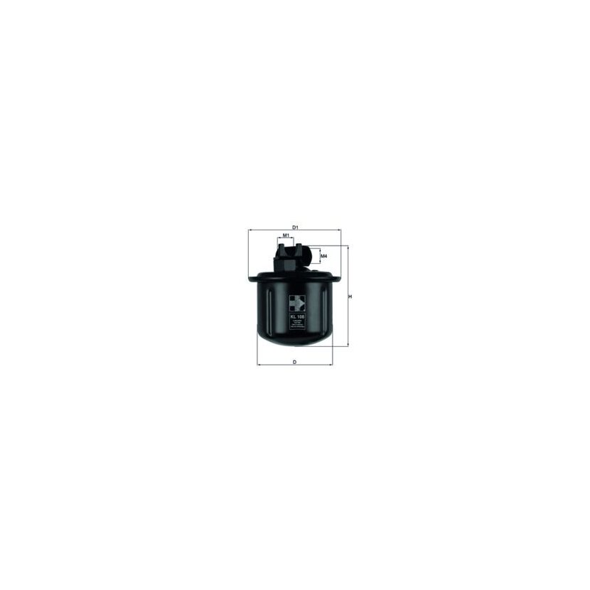 KNECHT Kraftstofffilter KL 108 - KL108 für 16010SM4305