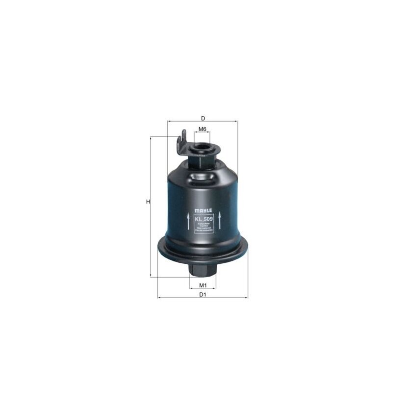 KNECHT Kraftstofffilter KL 509 - KL509 für MR204132