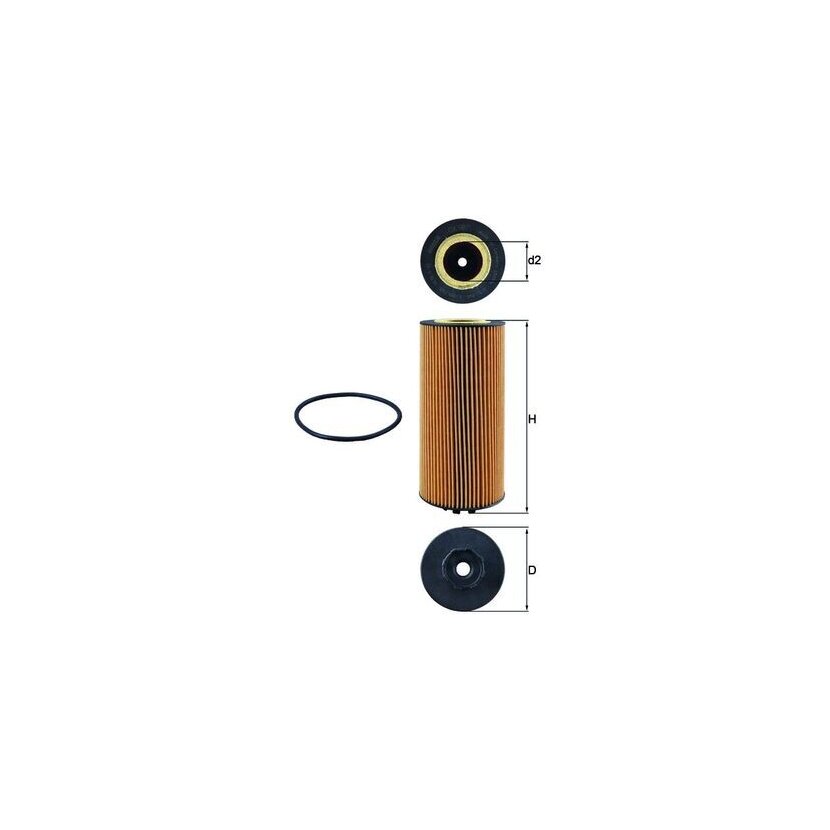 KNECHT Ölfilter OX 987D - OX987D für 9361800009