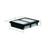 KNECHT Luftfilter LX 2973 - LX2973 für 1378084A00