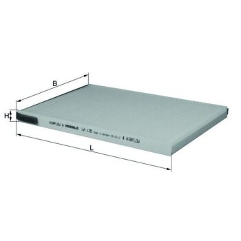 KNECHT Filter, Innenraumluft LA 135 - LA135 für 6447FG