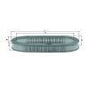 KNECHT Luftfilter LX 1042 - LX1042 für GFE1143