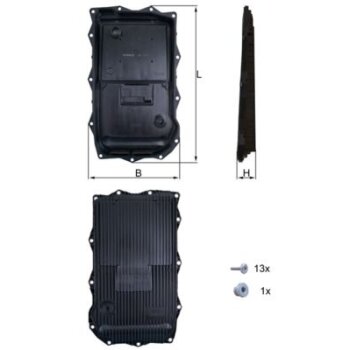 KNECHT Ölwanne, Automatikgetriebe HX 184KIT -...