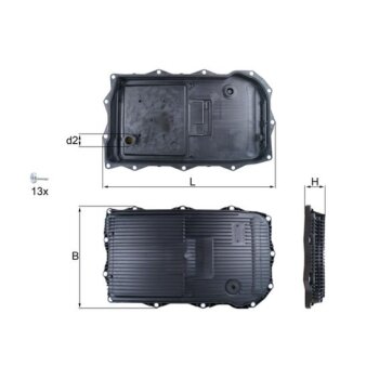 KNECHT Ölwanne, Automatikgetriebe HX 184KIT -...