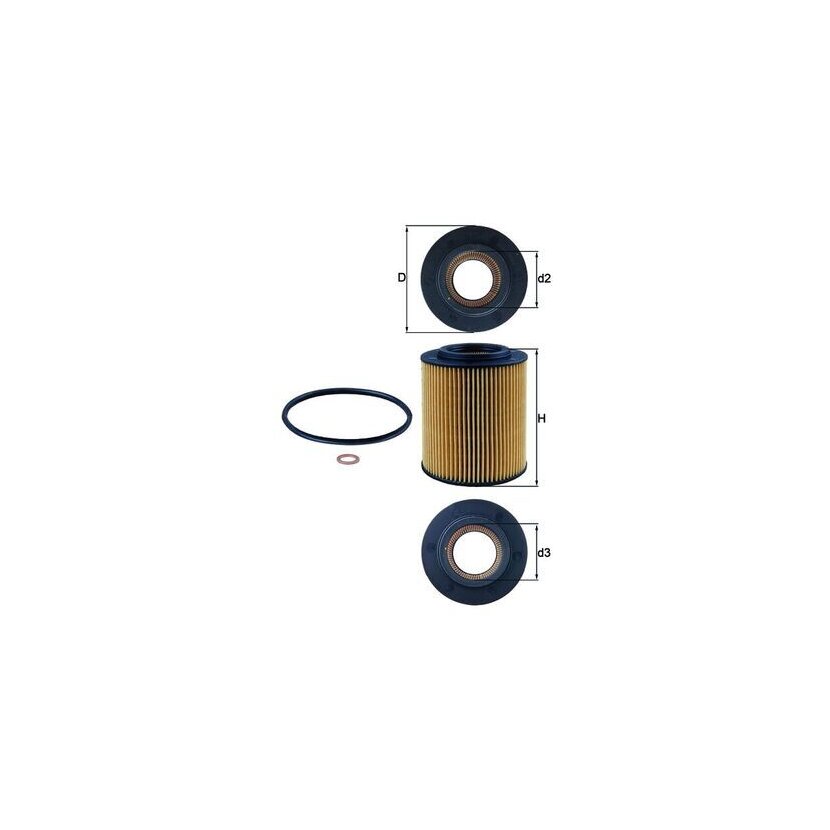 KNECHT Ölfilter OX 154/1D - OX154/1D für 11421427908