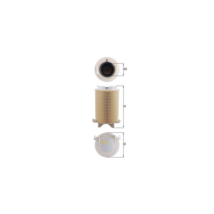 KNECHT Luftfilter LX 1566 - LX1566 für 1F0129620