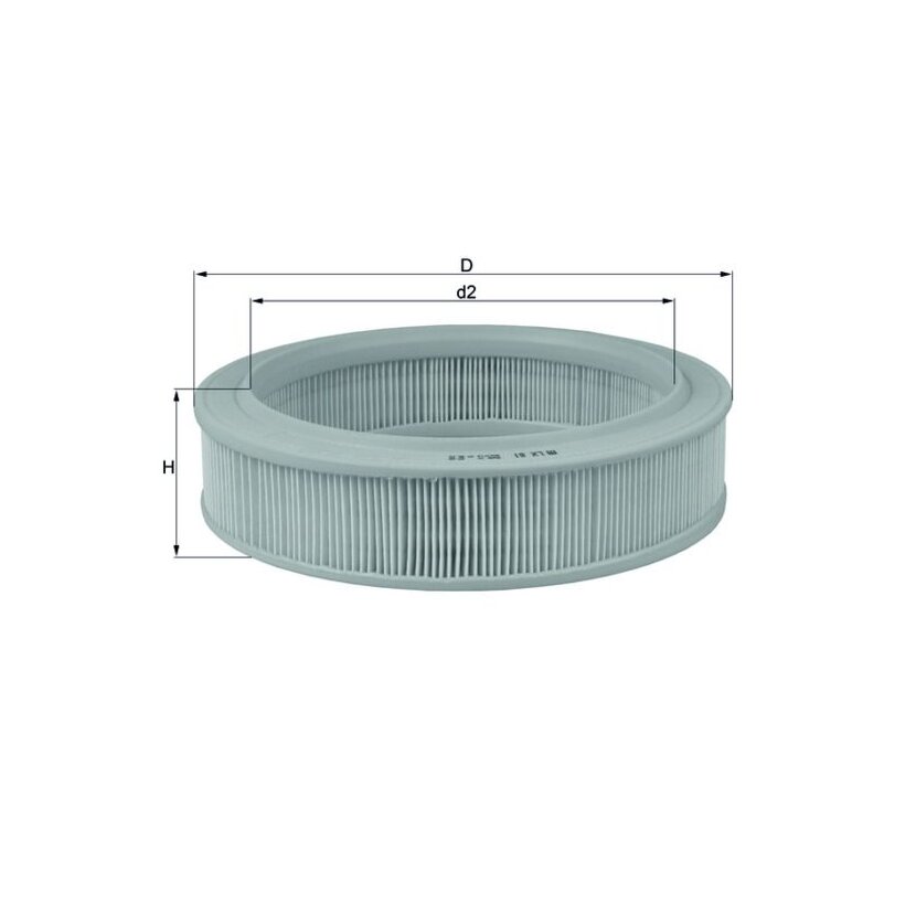 KNECHT Luftfilter LX 81 - LX81 für 1444K3