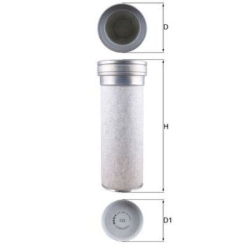 KNECHT Sekundärluftfilter LXS 361 - LXS361 für...