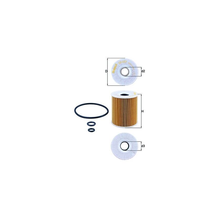 KNECHT Ölfilter OX 422D - OX422D für 03P115562