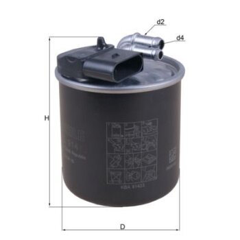 KNECHT Kraftstofffilter KL 914 - KL914 für 6510900852