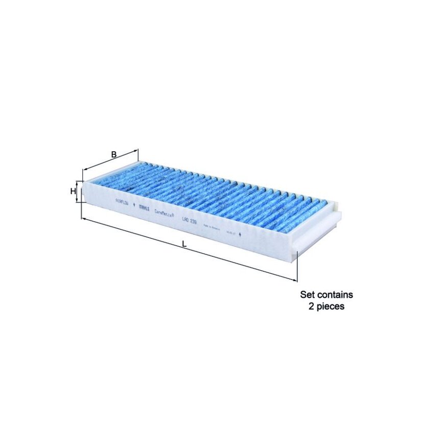 KNECHT Filter, Innenraumluft LAO 239/S - LAO239/S für 4F0819439B
