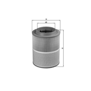 KNECHT Luftfilter LX 1072 - LX1072 für 42471161