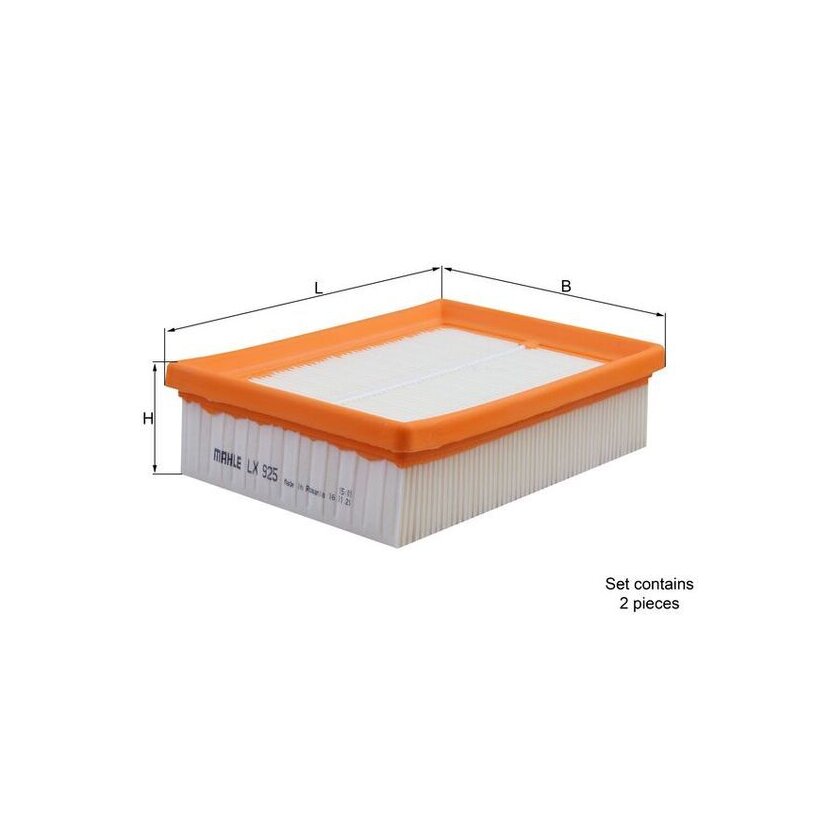 KNECHT Luftfilter LX 925/S - LX925/S für 030129620C