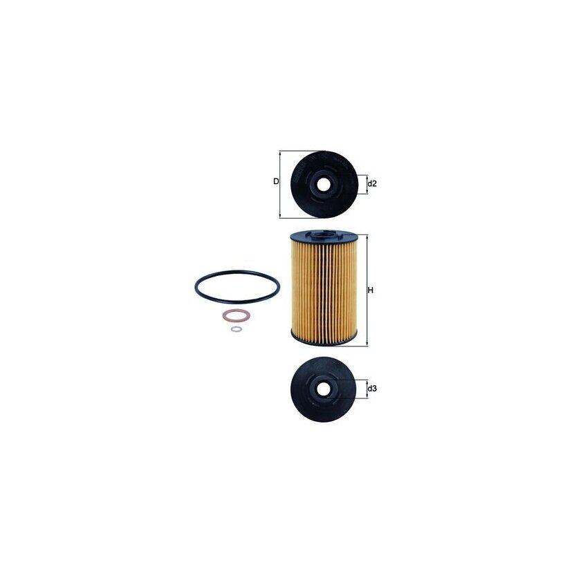 KNECHT Ölfilter OX 150D - OX150D für 51055040056