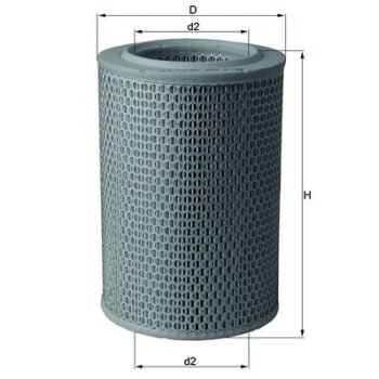 KNECHT Luftfilter LX 620 - LX620 für 1902486