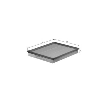 KNECHT Luftfilter LX 876 - LX876 für 1654600QAC
