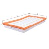 KNECHT Luftfilter LX 2037 - LX2037 für 0000902551