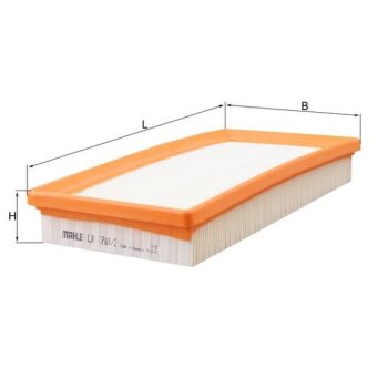 KNECHT Luftfilter LX 1781/2 - LX1781/2 für 13717593250