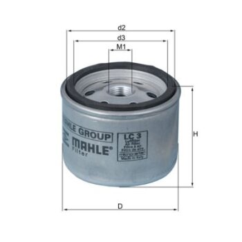 KNECHT Luftfilter, Turbolader LC 3 - LC3 für...