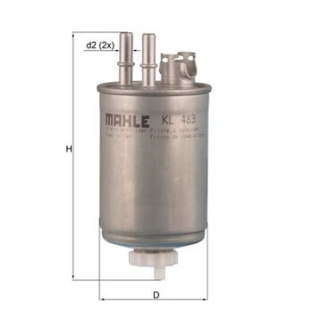 KNECHT Kraftstofffilter KL 483 - KL483 für 1150868