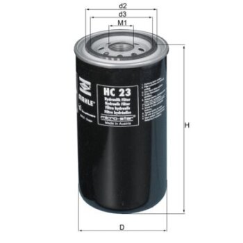 KNECHT Hydraulikfilter, Automatikgetriebe HC 23 - HC23...