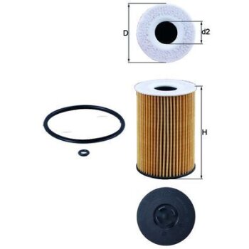 KNECHT Ölfilter OX 787D - OX787D für 03N115466