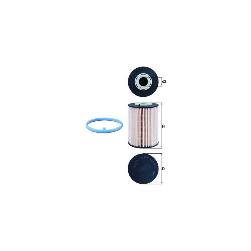KNECHT Kraftstofffilter KX 393D - KX393D für 1471765