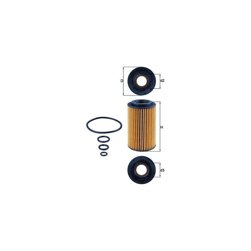 KNECHT Ölfilter OX 153/7D - OX153/7D für 0001802209