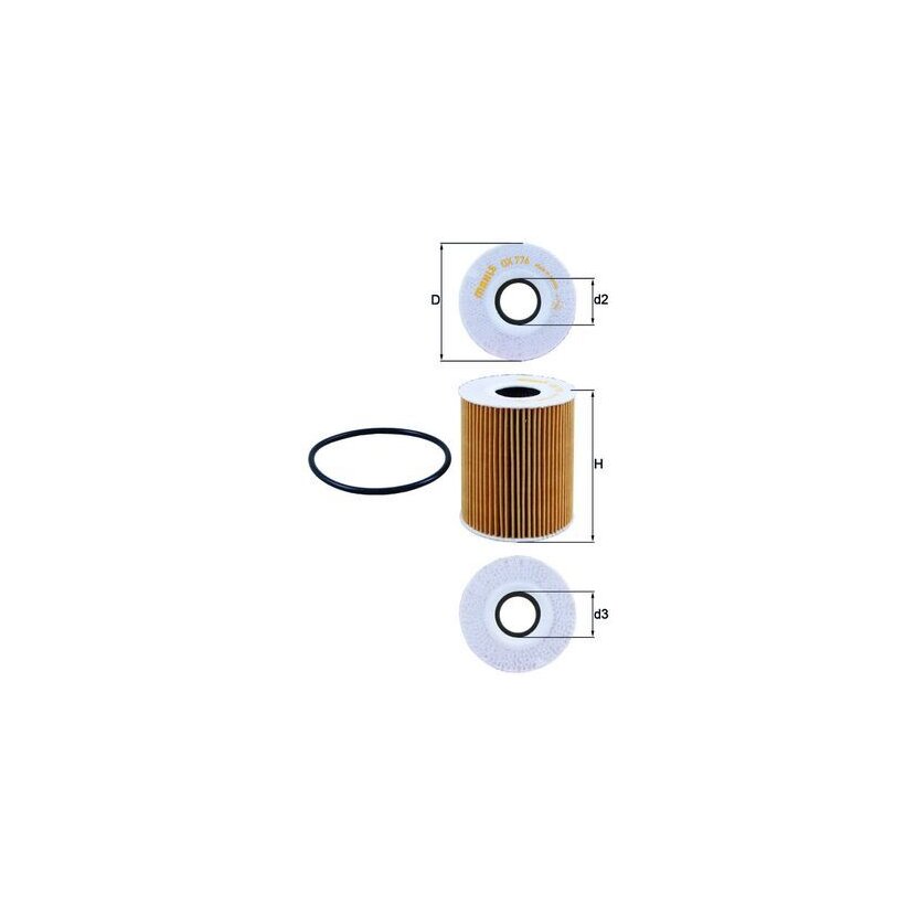 KNECHT Ölfilter OX 776D - OX776D für 1109AV