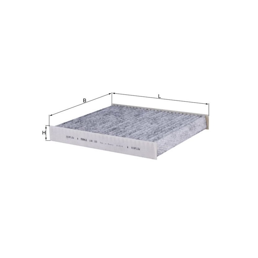 KNECHT Filter, Innenraumluft LAK 120 - LAK120 für 6Q0819647