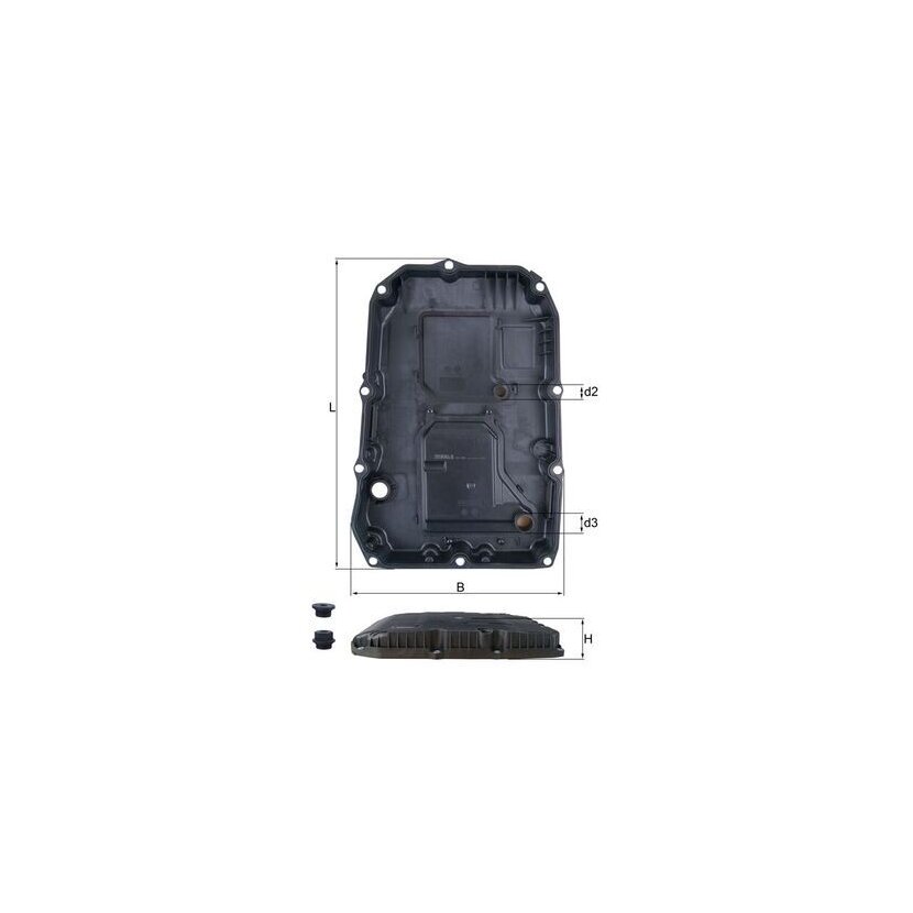 KNECHT Ölwanne, Automatikgetriebe HX 196 KIT - HX196KIT für 7252703707