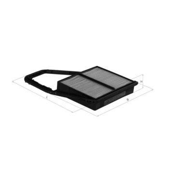 KNECHT Luftfilter LX 1689 - LX1689 für 17220PLC000