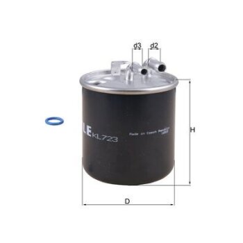 KNECHT Kraftstofffilter KL 723D - KL723D für 6420901652