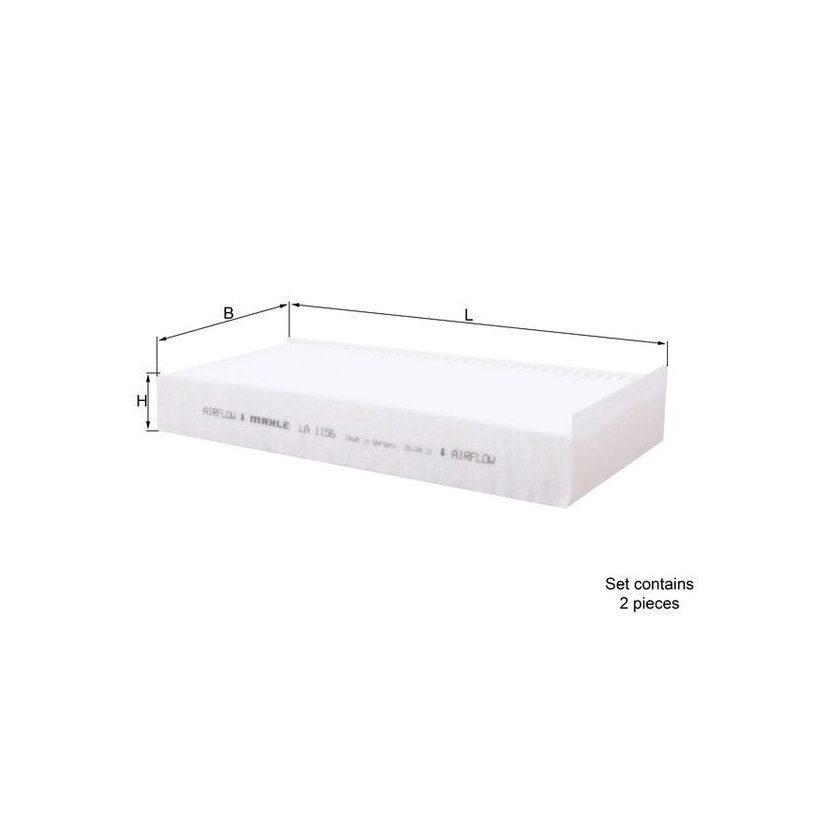 KNECHT Filter, Innenraumluft LA 1156/S - LA1156/S für 64116823724