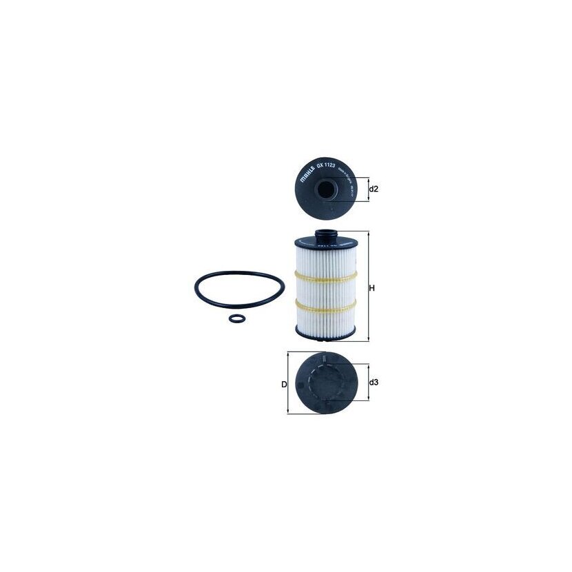 KNECHT Ölfilter OX 1123D - OX1123D für 079115561J