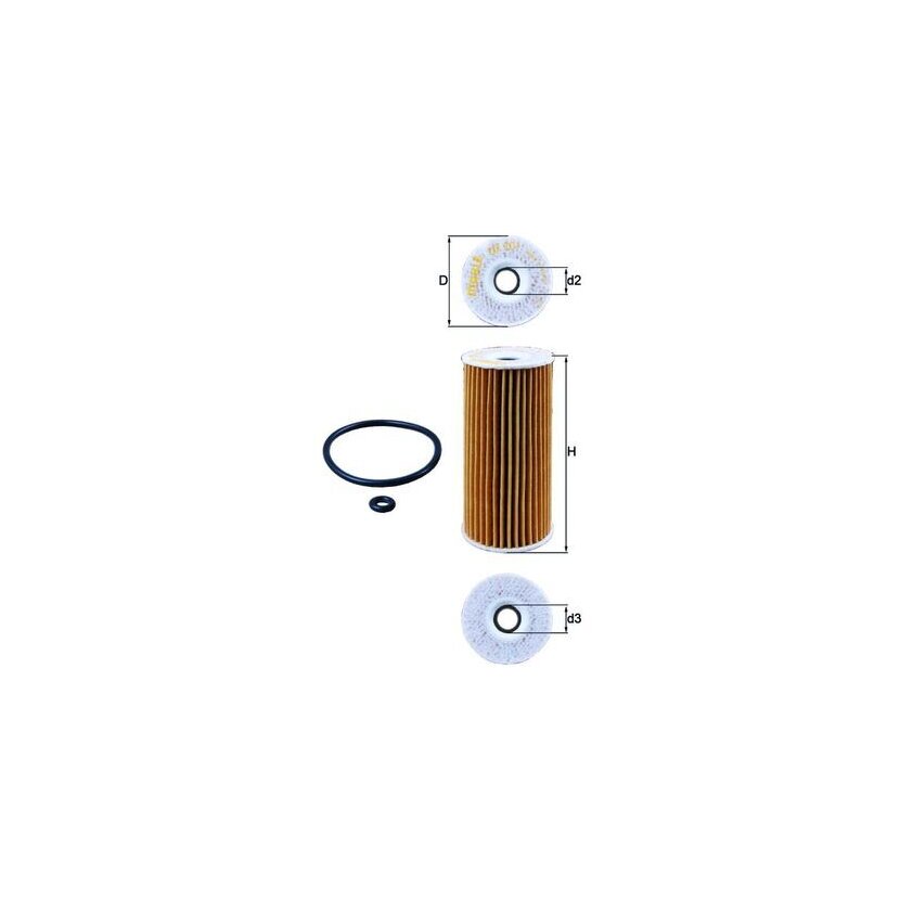 KNECHT Ölfilter OX 201D - OX201D für 6401800009