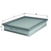 KNECHT Luftfilter LX 1817 - LX1817 für 12788338