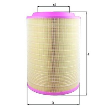 KNECHT Luftfilter LX 2082 - LX2082 für 2996126
