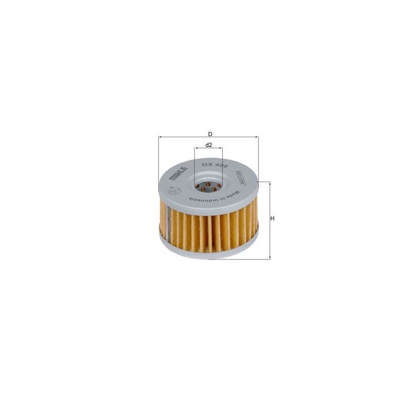 KNECHT Ölfilter OX 409 - OX409 für 16510-37440