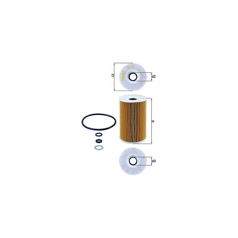 KNECHT Ölfilter OX 351D - OX351D für 263102A510