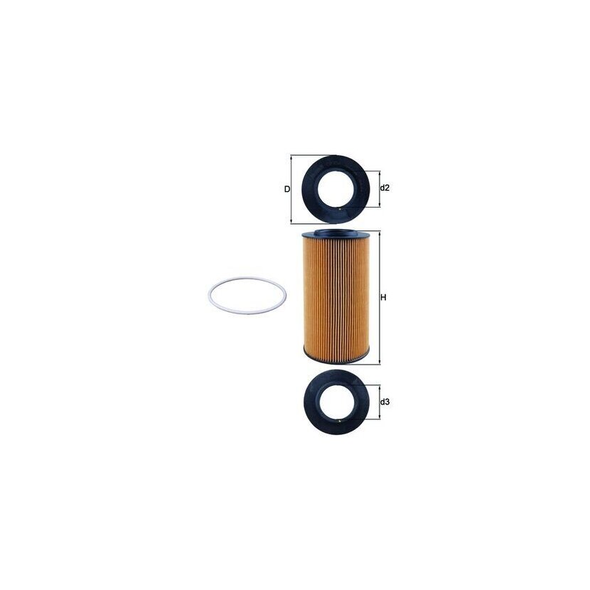 KNECHT Ölfilter OX 434D - OX434D für 1629393