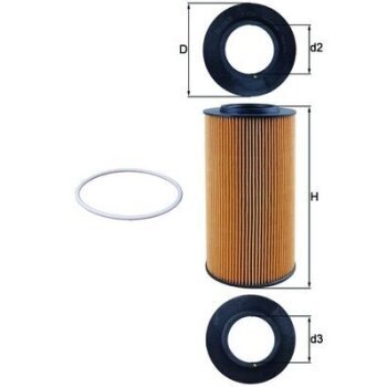 KNECHT Ölfilter OX 434D - OX434D für 1629393