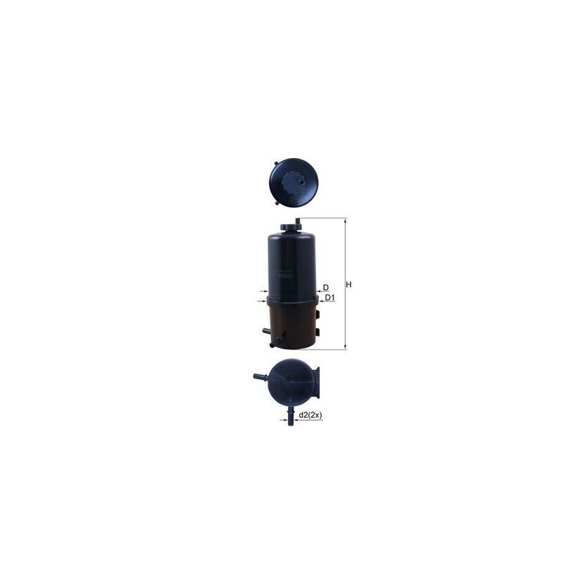 KNECHT Kraftstofffilter KL 787 - KL787 für 2H0127401A